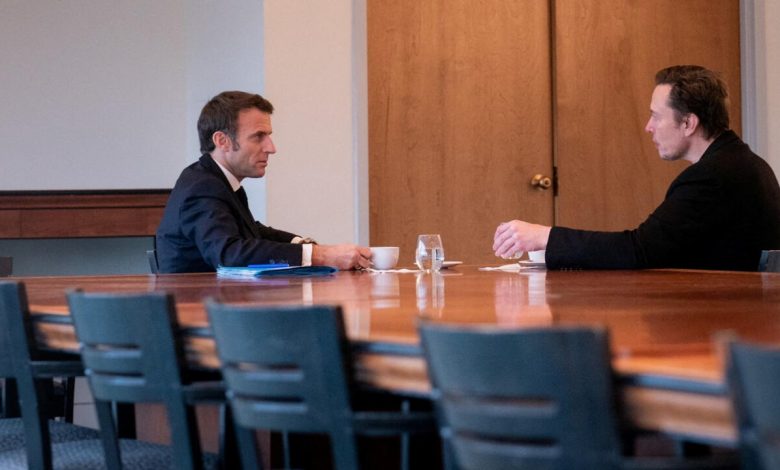 Emmanuel Macron had a 'clear discussion' with Elon Musk about Twitter