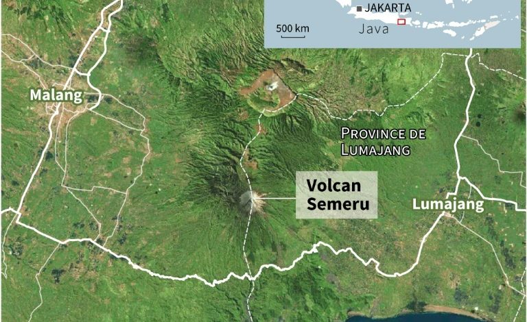 Indonésie : le volcan Semeru (AFP - Jonathan WALTER)