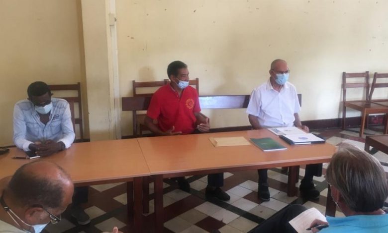 Several unions and associations demonstrate against the increase in gas prices in Martinique