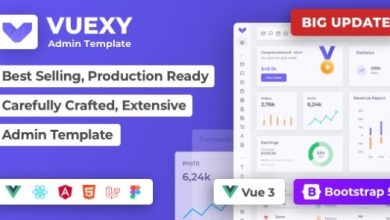 Vuexy v9.2 - Vuejs, React, Angular, HTML and Laravel Admin Dashboard Template for Free